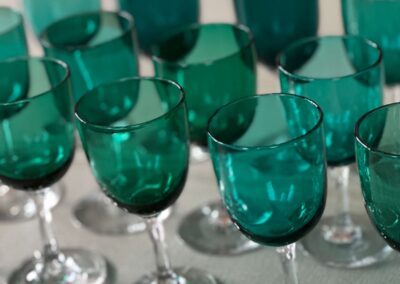 Verres à pied Herbatte vert