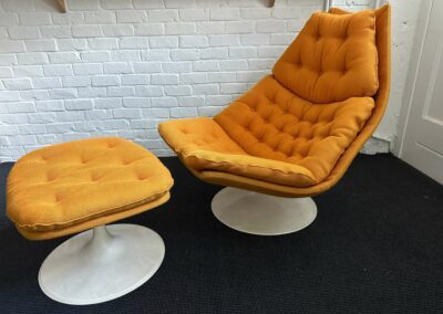 Geoffrey Harcourt pour Artifort – Fauteuil et ottoman